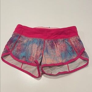 Ivivva by Lululemon Pink and Multicolor Athletic Shorts